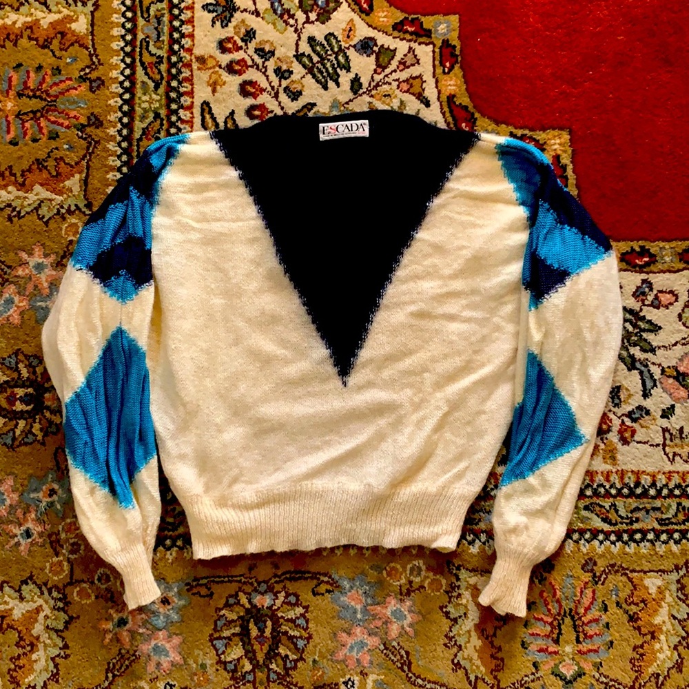 Vintage 80s Escada Sweater